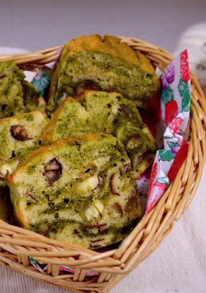 栗と抹茶のパウンドケーキ-レシピのメイン写真