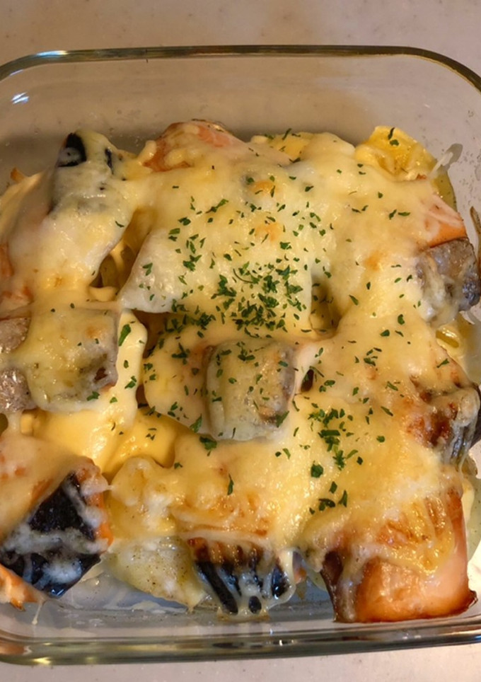 鮭とじゃがいものマヨチーズ焼き-レシピのメイン写真
