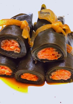 昆布巻き(甘口塩紅鮭を使って)-レシピのメイン写真