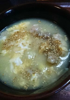 香味ペーストの親子スープ-レシピのメイン写真