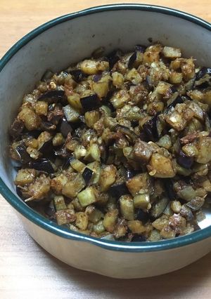 茄子の精進そぼろ-レシピのメイン写真