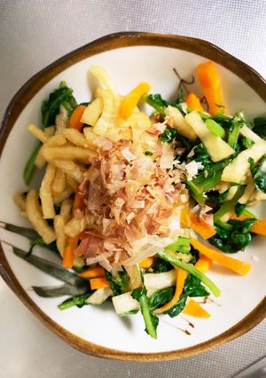 レンジで手軽に大根葉の浅漬け-レシピのメイン写真