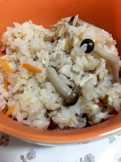 きのこの炊き込みご飯-レシピのメイン写真