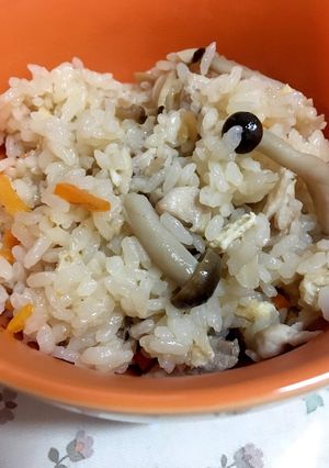 きのこの炊き込みご飯-レシピのメイン写真