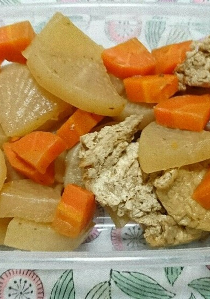 大根と人参と油揚げの煮物-レシピのメイン写真