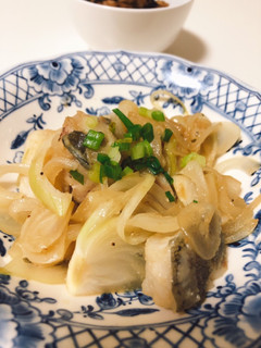 タラの塩バターめんつゆ炒め-レシピのメイン写真