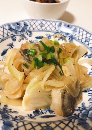 タラの塩バターめんつゆ炒め-レシピのメイン写真