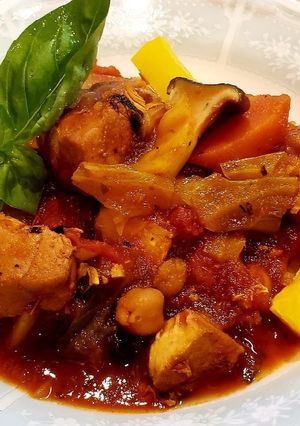 マカジキと野菜のトマト煮込み-レシピのメイン写真