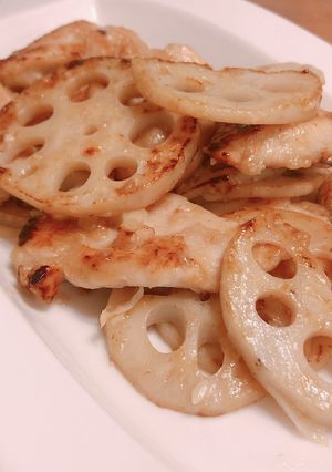 鶏肉と蓮根の塩麹焼き-レシピのメイン写真