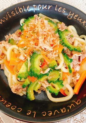 うまい！栄養満天！ゴーヤの焼うどん☆☆☆-レシピのメイン写真