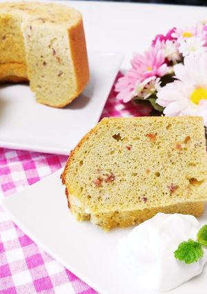 米粉のピスタチオシフォンケーキ-レシピのメイン写真