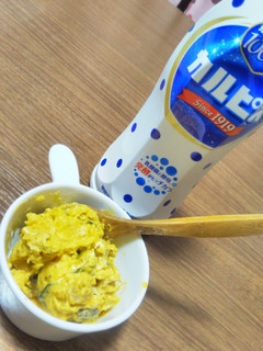 カルピスでかぼちゃサラダ!-レシピのメイン写真
