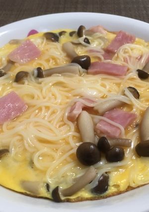 ハマる！しめじとそうめんのオムレツ✨-レシピのメイン写真