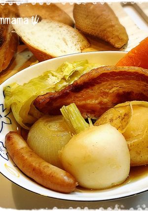 厚切りベーコンとゴロゴロ野菜のポトフ-レシピのメイン写真
