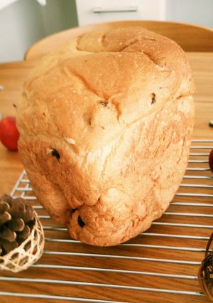 HB☆瑞々しい黒糖レーズン食パン-レシピのメイン写真