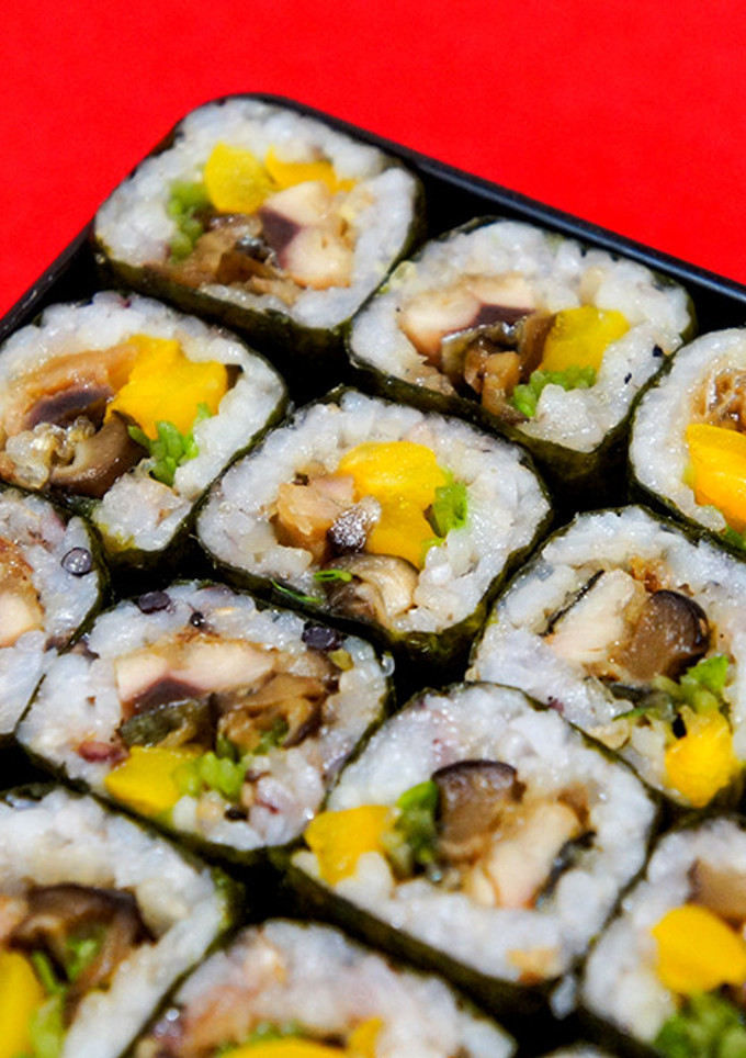 サンマかば焼きの細巻き寿司-レシピのメイン写真