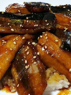 さんまの蒲焼丼-レシピのメイン写真