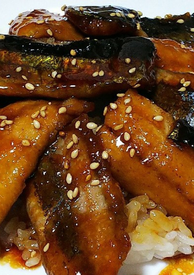 さんまの蒲焼丼-レシピのメイン写真