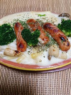 エリンギとソーセージのグラタン♪-レシピのメイン写真