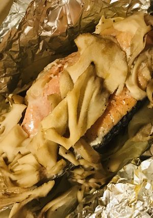 オーブンで仕上げる●鮭切り身のホイル焼き-レシピのメイン写真