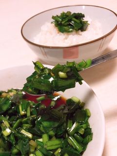簡単すぎる!ニラでご飯のお供-レシピのメイン写真