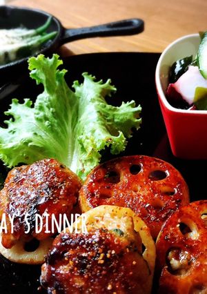 つくね蓮根定食♪♪-レシピのメイン写真