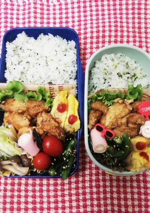 野球選手&パパ弁当♡唐揚げ10/6-レシピのメイン写真