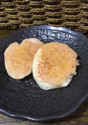 材料２つ！もちもちおとうふパンケーキ♡-レシピのメイン写真