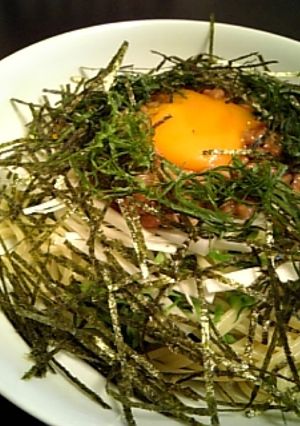 ♥①人ﾗﾝﾁに♥♥♥納豆ﾊﾟｽﾀ♥-レシピのメイン写真