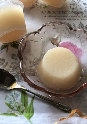 ほんのり桃色♡カルピスゼリー-レシピのメイン写真