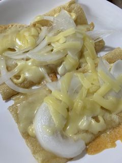 ダイエットや朝食にも簡単!油揚げのピザ!-レシピのメイン写真