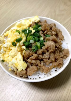 ほろあま♪鶏そぼろ丼-レシピのメイン写真