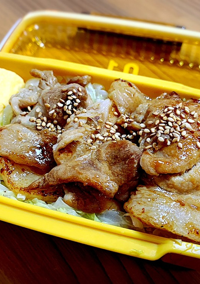 しょうが焼き丼弁当-レシピのメイン写真