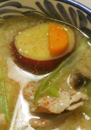 秋の実りの豚汁-レシピのメイン写真