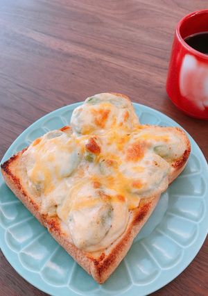 明太マヨアボカドトースト-レシピのメイン写真