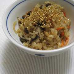 รูปของ 炒り豆玄米ごはん
