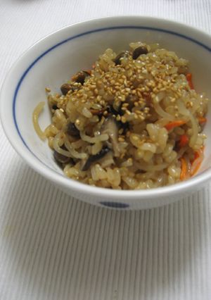 炒り豆玄米ごはん-レシピのメイン写真