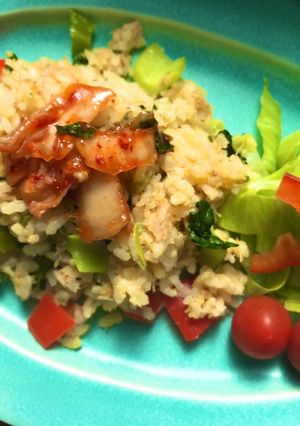 子供にも★レンジで簡単キムチチーズ炒飯-レシピのメイン写真