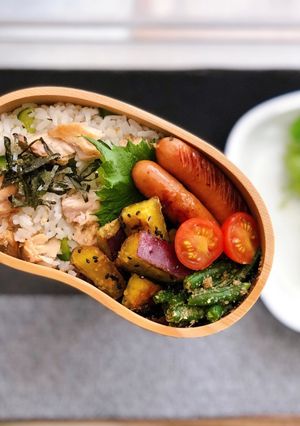 毎日お弁当♪鮭ちらし弁当-レシピのメイン写真