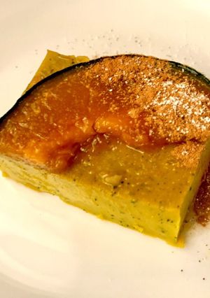 ＊塩をかけて、かぼちゃ豆乳ケーキ＊-レシピのメイン写真