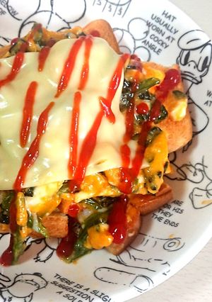 レンジでオムレツパン☆-レシピのメイン写真