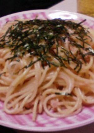 ツナマヨとたらこのパスタ-レシピのメイン写真