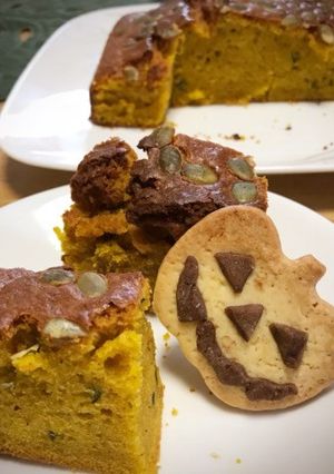 ハロウィン・かぼちゃのHMシナモンケーキ-レシピのメイン写真