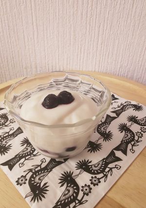 レアチーズケーキ風ヨーグルト-レシピのメイン写真