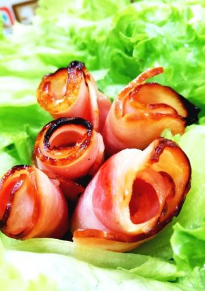魚焼きグリルでカリカリベーコン-レシピのメイン写真