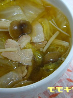 白菜とキノコのあったかスープ☆-レシピのメイン写真