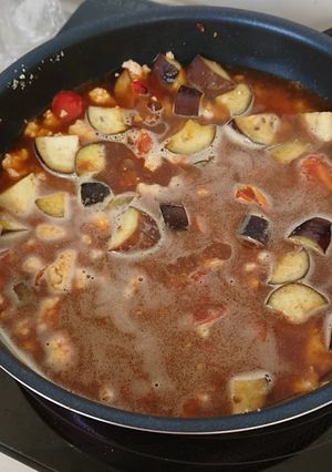 ナスとトマトの木の実カレー-レシピのメイン写真