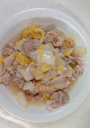 ホットクック♪　白菜と豚バラの簡単煮物-レシピのメイン写真
