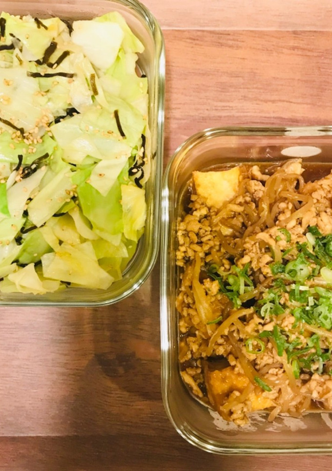 厚揚げの肉もやしあんかけ（写真右）-レシピのメイン写真