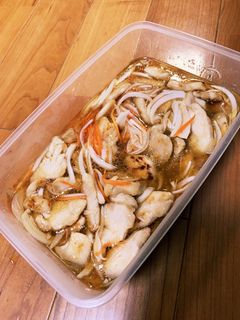 材料3つ 鶏南蛮漬け-レシピのメイン写真